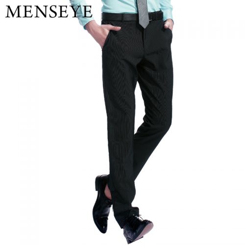 Pantalon droit pour jeunesse MENSEYE fibre de polyester fibres viscose rayonne polyuréthane élastique spandex automne - Ref 1467450