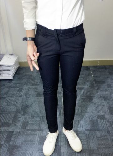 Pantalon Slim-type pour jeunesse en coton automne - Ref 1467531