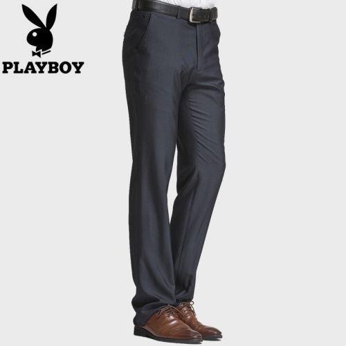 Pantalon droit PLAYBOY de fibres viscose polyester, rayonne pour automne - Ref 1467667