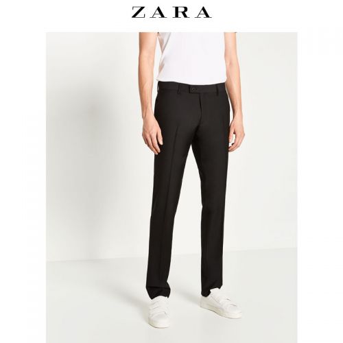 Pantalon Slim-type pour jeunesse ZARA Fibre de polyester fibres viscose rayonne automne - Ref 1467799