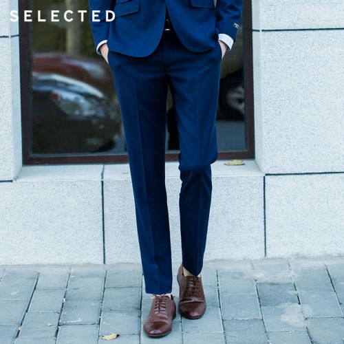 Pantalon droit pour jeunesse SELECTED Fibre de polyester fibres viscose rayonne printemps - Ref 1467802