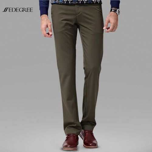 Pantalon fibre de polyester fibres viscose rayonne polyuréthane élastique spandex pour automne - Ref 1467818