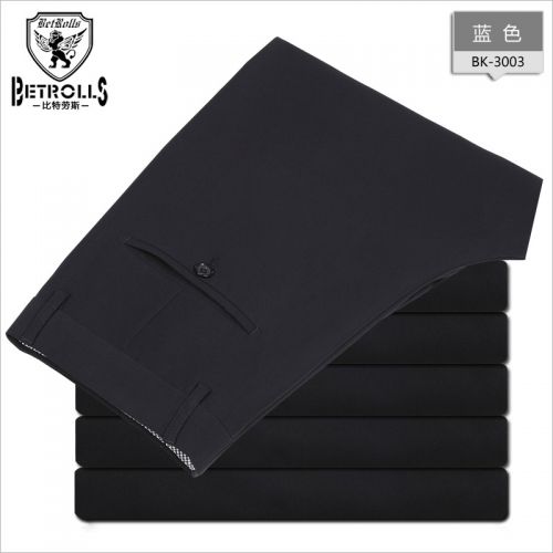 Pantalon droit BET ROLLS polyester fibre élastique de polyuréthane spandex pour été - Ref 1467844