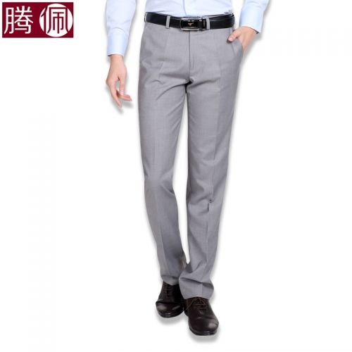 Pantalon droit pour jeunesse Nouvelle fibre de polyester fibres viscose rayonne printemps - Ref 1467924
