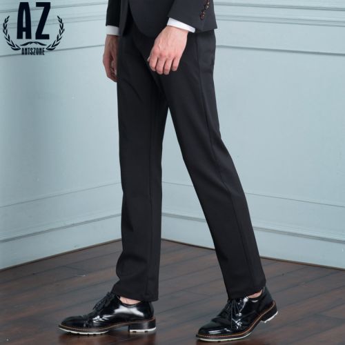 Pantalon droit pour jeunesse ANTSZONE Polyester fibre élastique de polyuréthane spandex printemps - Ref 1467929