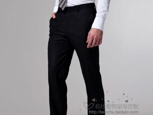 Pantalon Slim-type TAILOR HU en laine - Ref 1467946