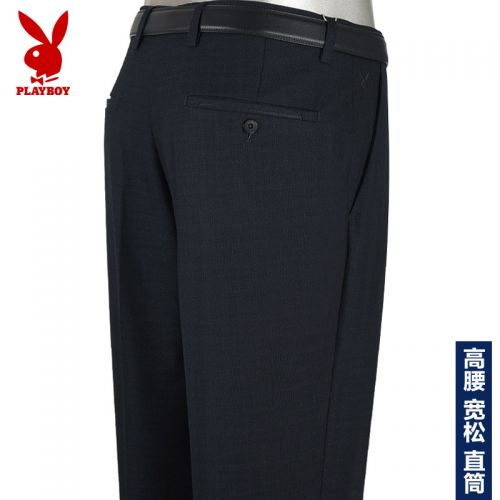 Pantalon droit PLAYBOY de fibres viscose polyester, rayonne polyuréthane élastique fibreux spandex pour hiver - Ref 1467950