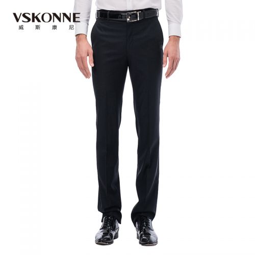 Pantalon Slim-type VSKONNE en laine pour automne - Ref 1467967