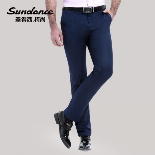 Pantalon Slim-type pour jeunesse SUNDANCE en polyester printemps - Ref 1468028