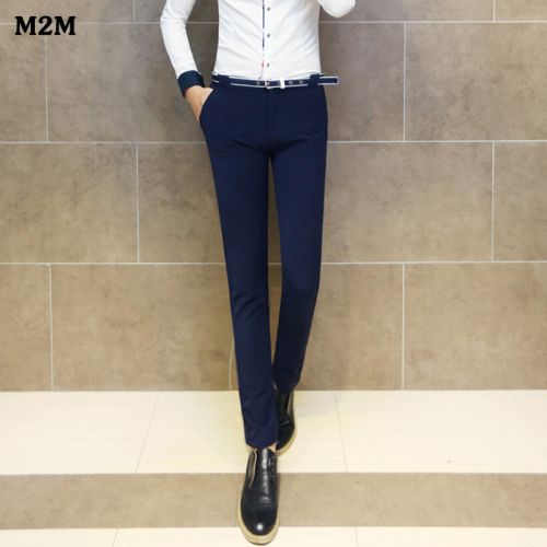 Pantalon Slim-type pour jeunesse M2MONLINE en coton été - Ref 1468186