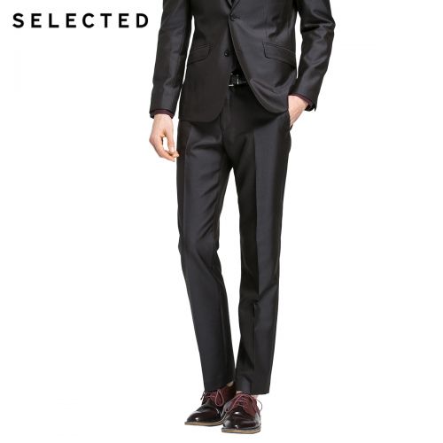 Pantalon droit pour jeunesse SELECTED Fibre de polyester fibres viscose rayonne printemps - Ref 1468203