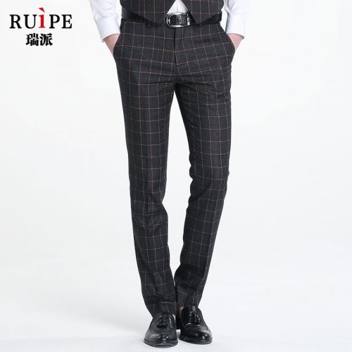Pantalon Slim-type pour jeunesse RUIPE de fibres viscose polyester, rayonne printemps - Ref 1468375