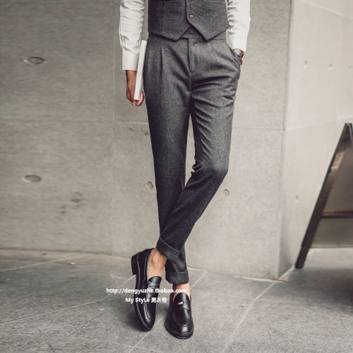 Pantalon Slim-type pour jeunesse en coton automne - Ref 1468385