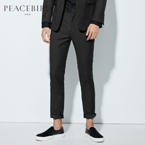 Pantalon Slim-type pour jeunesse PEACEBIRD en laine automne - Ref 1468410