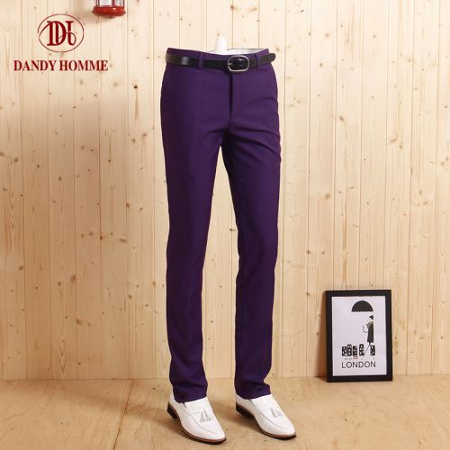 Pantalon Slim-type pour jeunesse DANDY HOMME en polyester automne - Ref 1468416