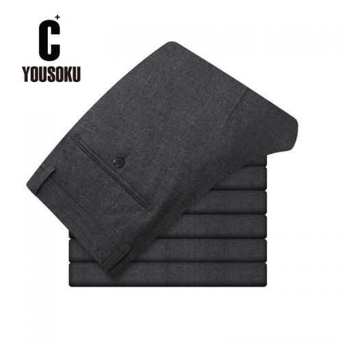 Pantalon droit pour jeunesse YOUSOKU en laine printemps - Ref 1468563