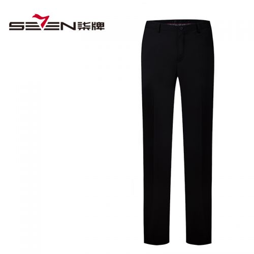 Pantalon droit SEVEN7 en polyester pour printemps - Ref 1468636