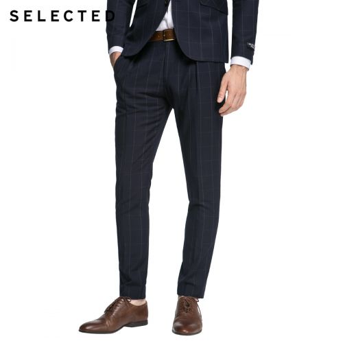 Pantalon droit pour jeunesse SELECTED en polyester automne - Ref 1468659