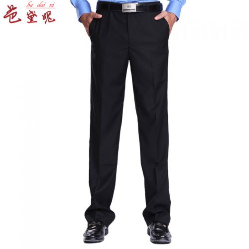 Pantalon droit pour jeunesse Fibre de polyester fibres viscose rayonne automne - Ref 1468754