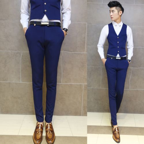 Pantalon Slim-type pour jeunesse en coton automne - Ref 1468760