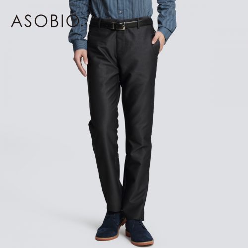Pantalon droit ASOBIO en coton pour printemps - Ref 1468784