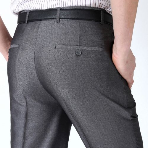 Pantalon droit PAL LANLEI de fibres viscose polyester, rayonne polyuréthane élastique fibreux spandex pour été - Ref 1469064