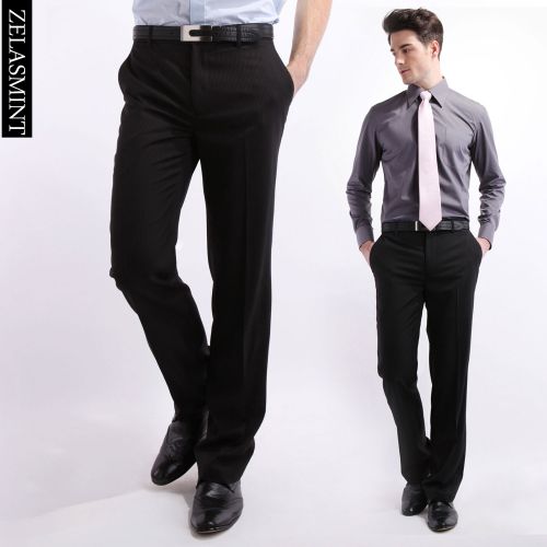 Pantalon droit pour adolescent ZELASMINT en polyester printemps - Ref 1469094