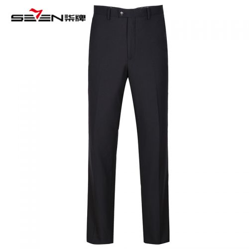 Pantalon droit pour jeunesse SEVEN7 en laine automne - Ref 1469211