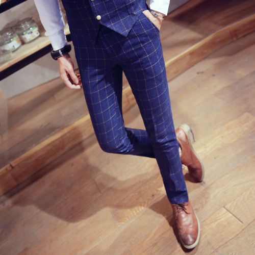 Pantalon Slim-type pour jeunesse en coton printemps - Ref 1469343