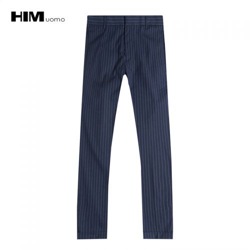 Pantalon Slim-type pour jeunesse HIM UOMO de fibres viscose polyester, rayonne polyuréthane élastique fibreux spandex été - Ref 1469352