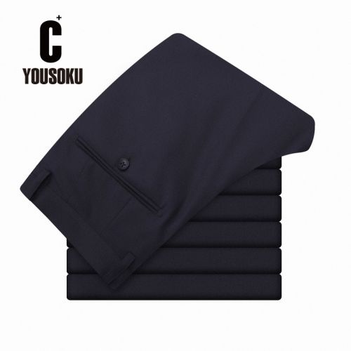 Pantalon droit pour jeunesse YOUSOKU en laine - Ref 1469507