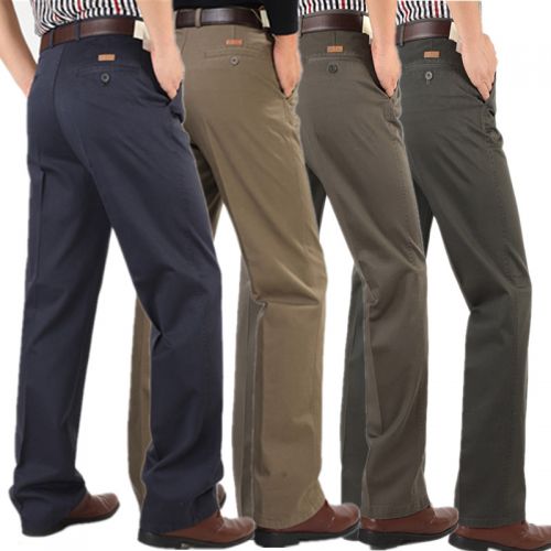 Pantalon droit en coton pour automne - Ref 1469591