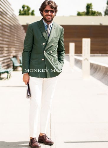 Pantalon Slim-type pour adolescent été - Ref 1469611