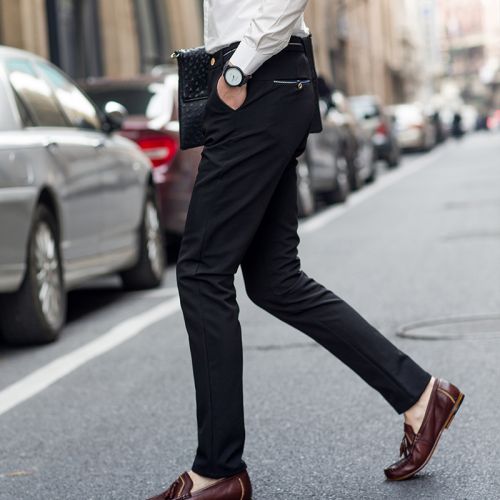 Pantalon serré pour jeunesse ZIOZUN en polyester automne - Ref 1469662