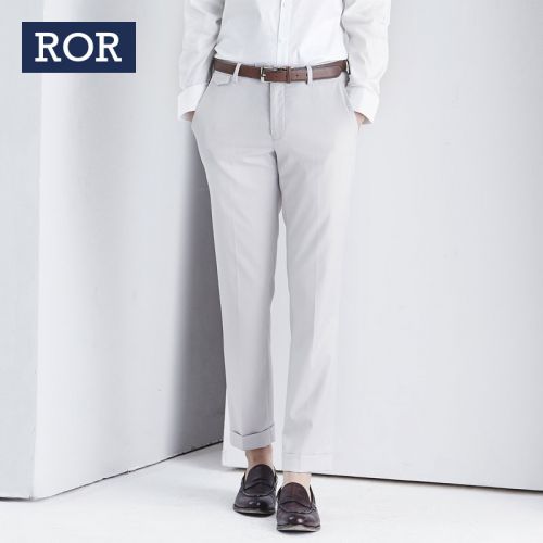 Pantalon droit pour jeunesse Fibre de polyester fibres viscose rayonne polyuréthane élastique fibreux spandex été - Ref 1469678