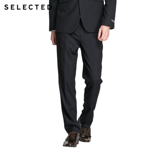 Pantalon Slim-type pour jeunesse SELECTED Fibre de polyester fibres viscose rayonne automne - Ref 1469739