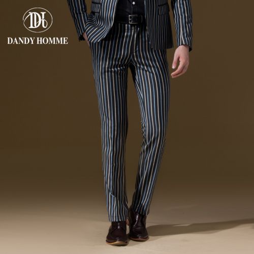 Pantalon Slim-type pour jeunesse DANDY HOMME en polyester automne - Ref 1469761