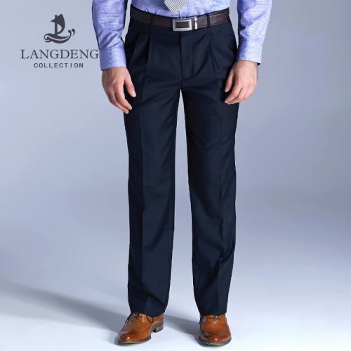 Pantalon droit Laine de fibres polyester pour automne - Ref 1469826