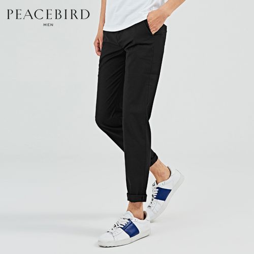 Pantalon droit pour jeunesse PEACEBIRD Polyester laine de fibres automne - Ref 1469869