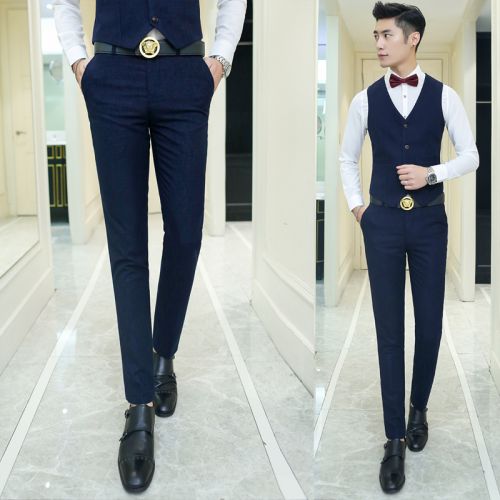 Pantalon Slim-type pour jeunesse en polyester automne - Ref 1470105