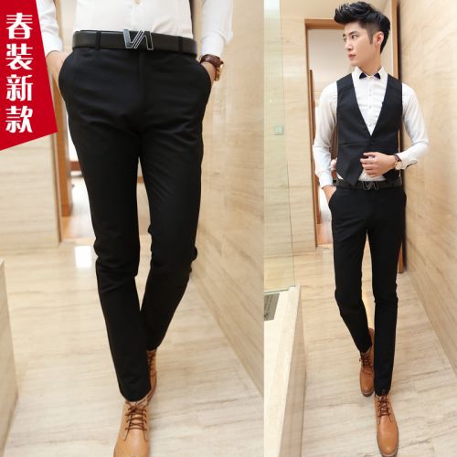 Pantalon Slim-type pour jeunesse en coton automne - Ref 1470128