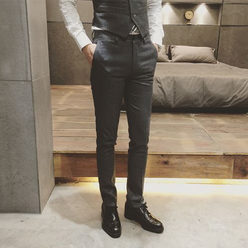 Pantalon Slim-type pour adolescent en polyester automne - Ref 1470228