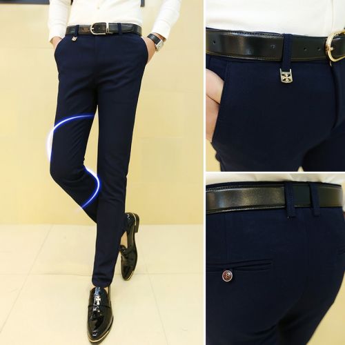 Pantalon Slim-type pour jeunesse LKTION en coton automne - Ref 1470475