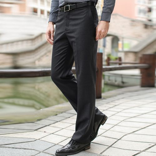 Pantalon droit YOUNGOR en laine pour automne - Ref 1470543