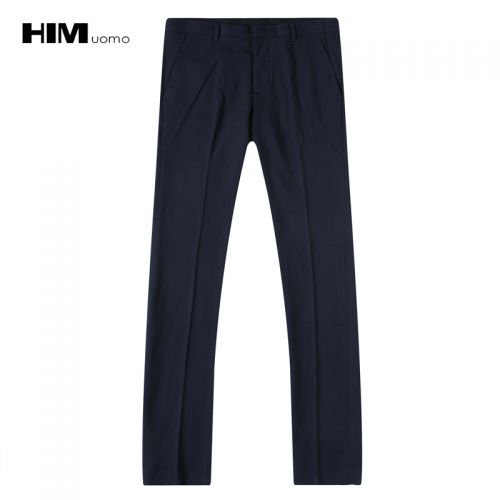 Pantalon Slim-type pour jeunesse HIM UOMO de fibres viscose polyester, rayonne polyuréthane élastique fibreux spandex automne - Ref 1470547
