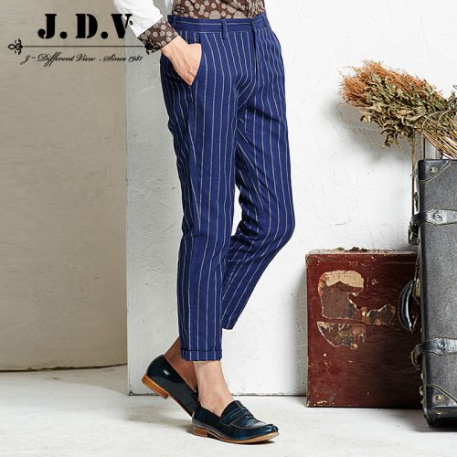Pantalon Slim-type pour jeunesse J.D.V en coton printemps - Ref 1470581
