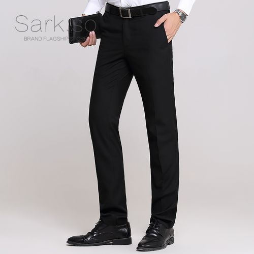 Pantalon Slim-type pour jeunesse SARKSO Fibre de polyester fibres viscose rayonne été - Ref 1470625
