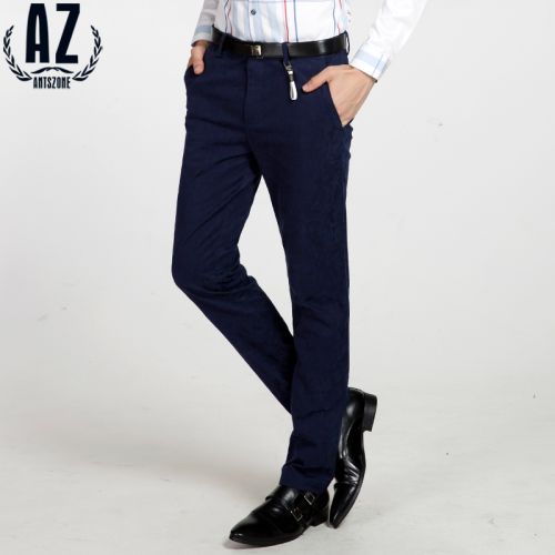 Pantalon Slim-type pour jeunesse ANTSZONE en coton printemps - Ref 1470652