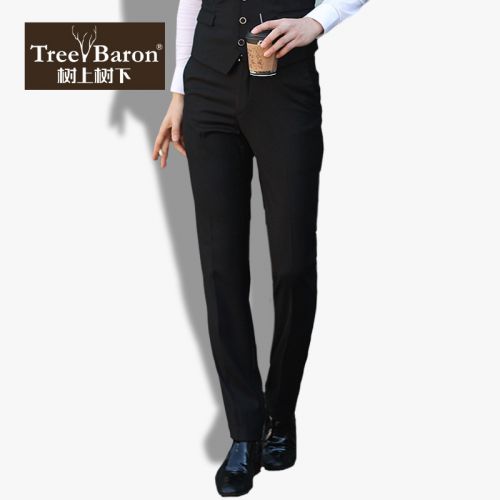 Pantalon Slim-type pour jeunesse TREEBARON en polyester automne - Ref 1470660