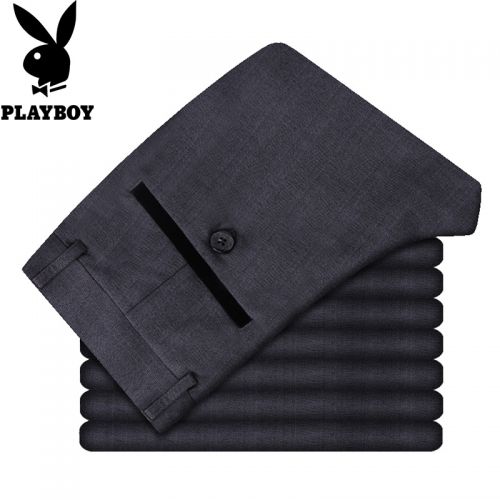 Pantalon Slim-type pour jeunesse PLAYBOY de fibres viscose polyester, rayonne été - Ref 1470682